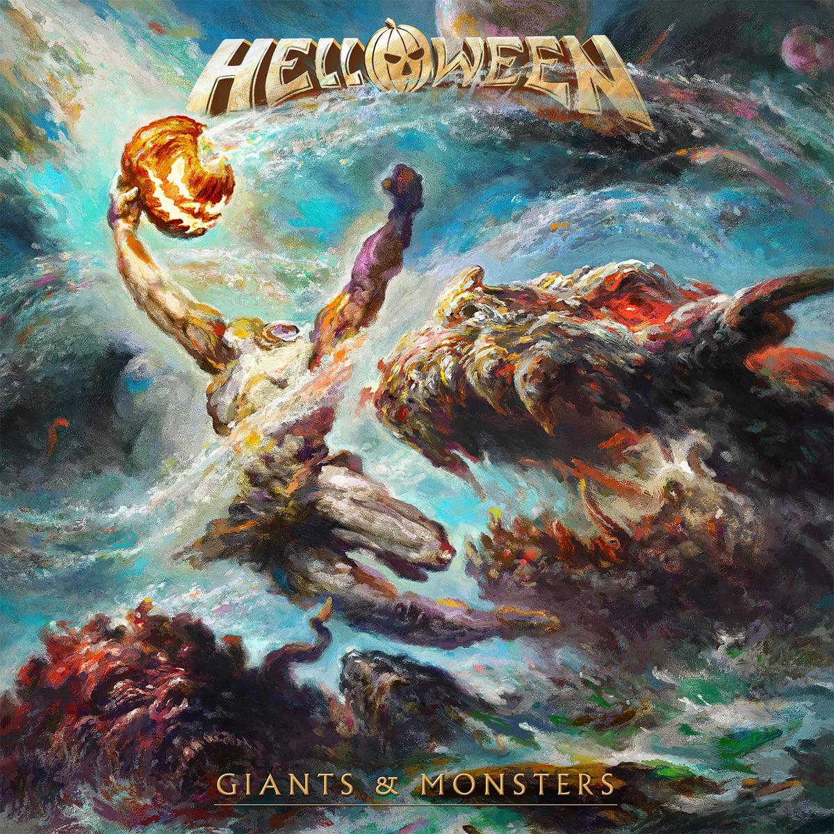 Helloween – Giants & Monsters, 2 x Vinyle, LP, Album, Blue [Deep Ocean]