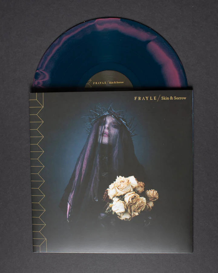 Frayle – Skin &amp; Sorrow Vinyle, LP, Album, Édition Limité, Repress, Grimace Purple with Sea Blue