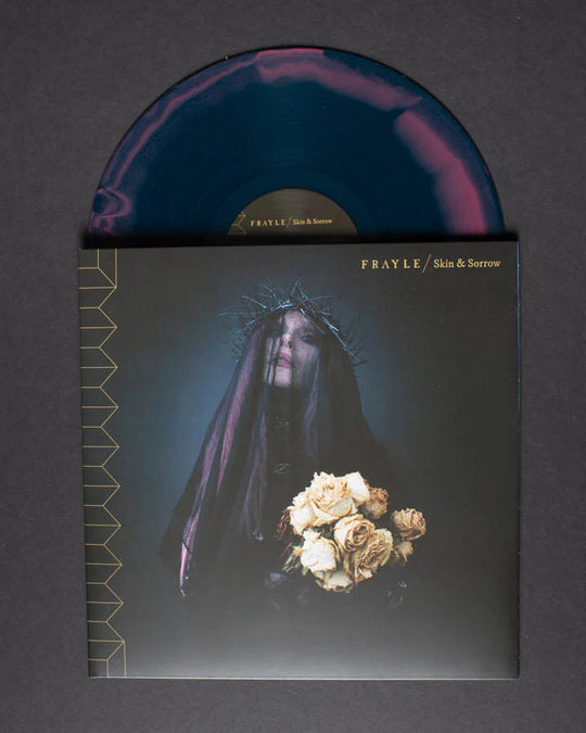 Frayle – Skin &amp; Sorrow Vinyle, LP, Album, Édition Limité, Repress, Grimace Purple with Sea Blue