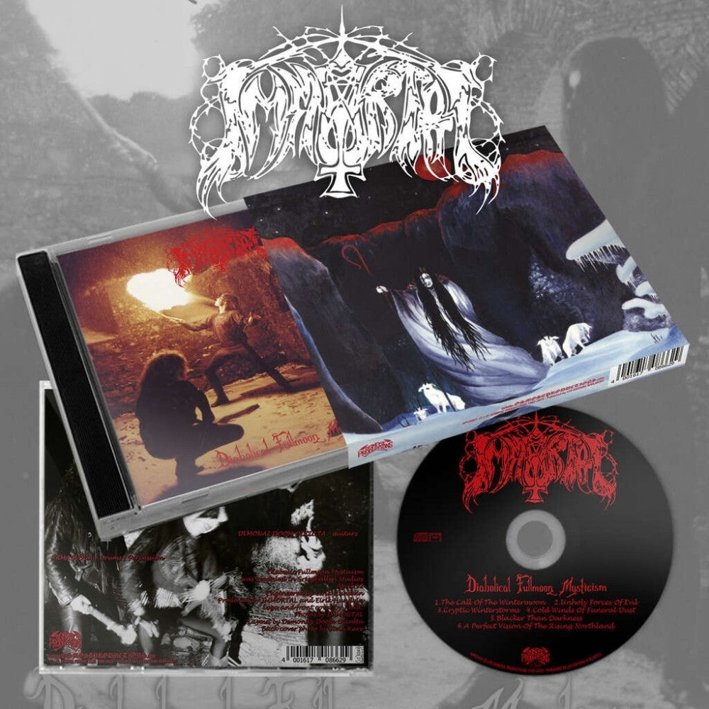 Immortal ‎– Diabolical Fullmoon Mysticism  CD, Album, Réédition