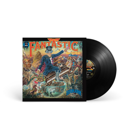 Elton John ‎– Captain Fantastic And The Brown Dirt Cowboy  Vinyle, LP, Album, Réédition, Gatefold