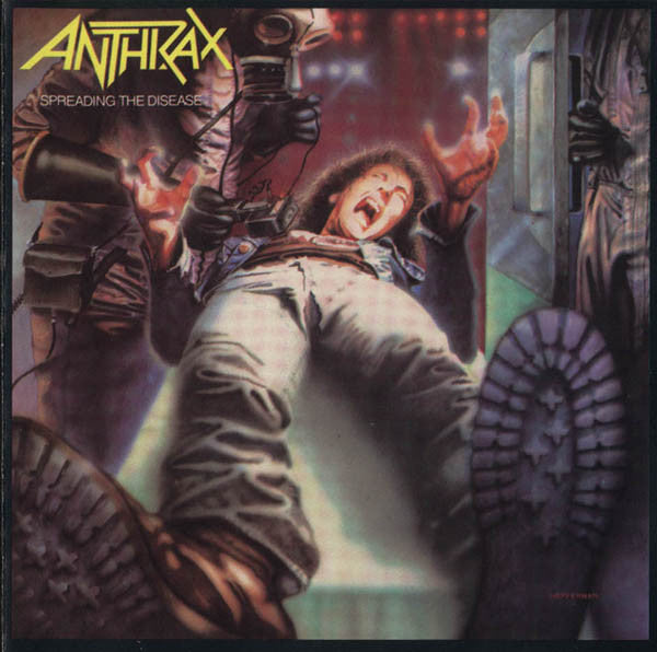Anthrax – Spreading The Disease, pochette