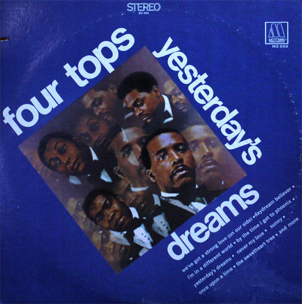 Four Tops – Yesterday's Dreams, pochette