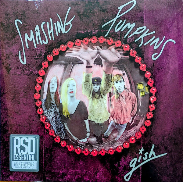 The Smashing Pumpkins – Gish  Vinyle, LP, Album, Réédition, Remasterisé, 180g, Gris Éclaboussé Rose & Mauve