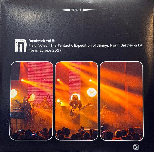 Motorpsycho – Roadwork Vol 5: Field Notes - The Fantastic Expedition Of Järmyr, Ryan, Sæther &amp; Lo Live In Europe 2017, pochette
