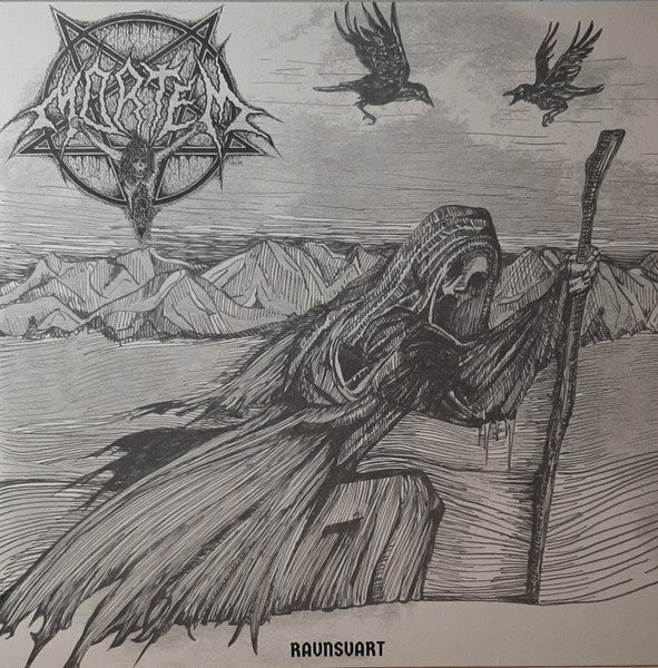 Mortem – Ravnsvart, pochette