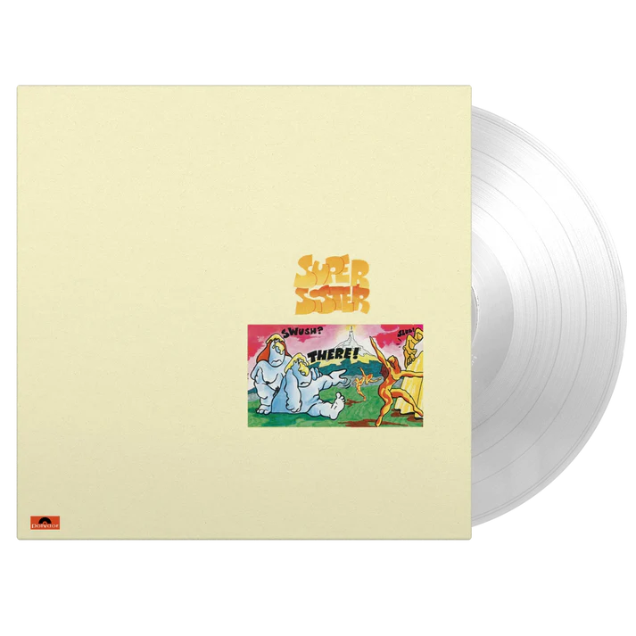 Supersister – Pudding And Gisteren  Vinyle, LP, Album, Édition limitée, Réédition, Crystal Clear