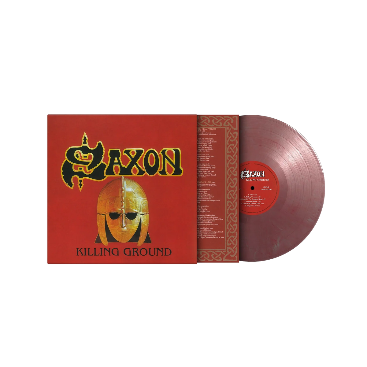 Saxon – Killing Ground  Vinyle, LP, Album, Édition limitée, Numéroté, Réédition, Red And Silver Marbled, 180g