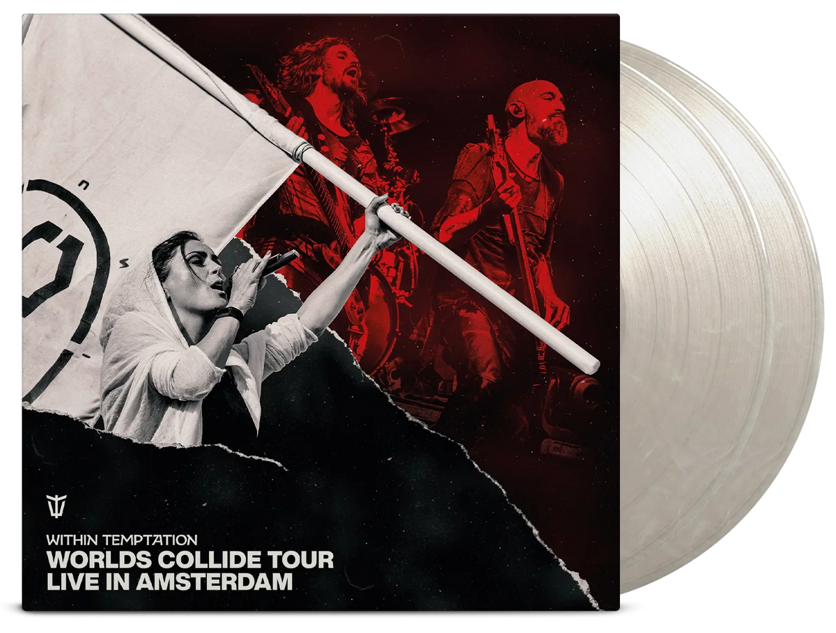 Within Temptation – Worlds Collide Tour - Live In Amsterdam  2 x Vinyle, LP, Album, Édition limitée, White Marbled