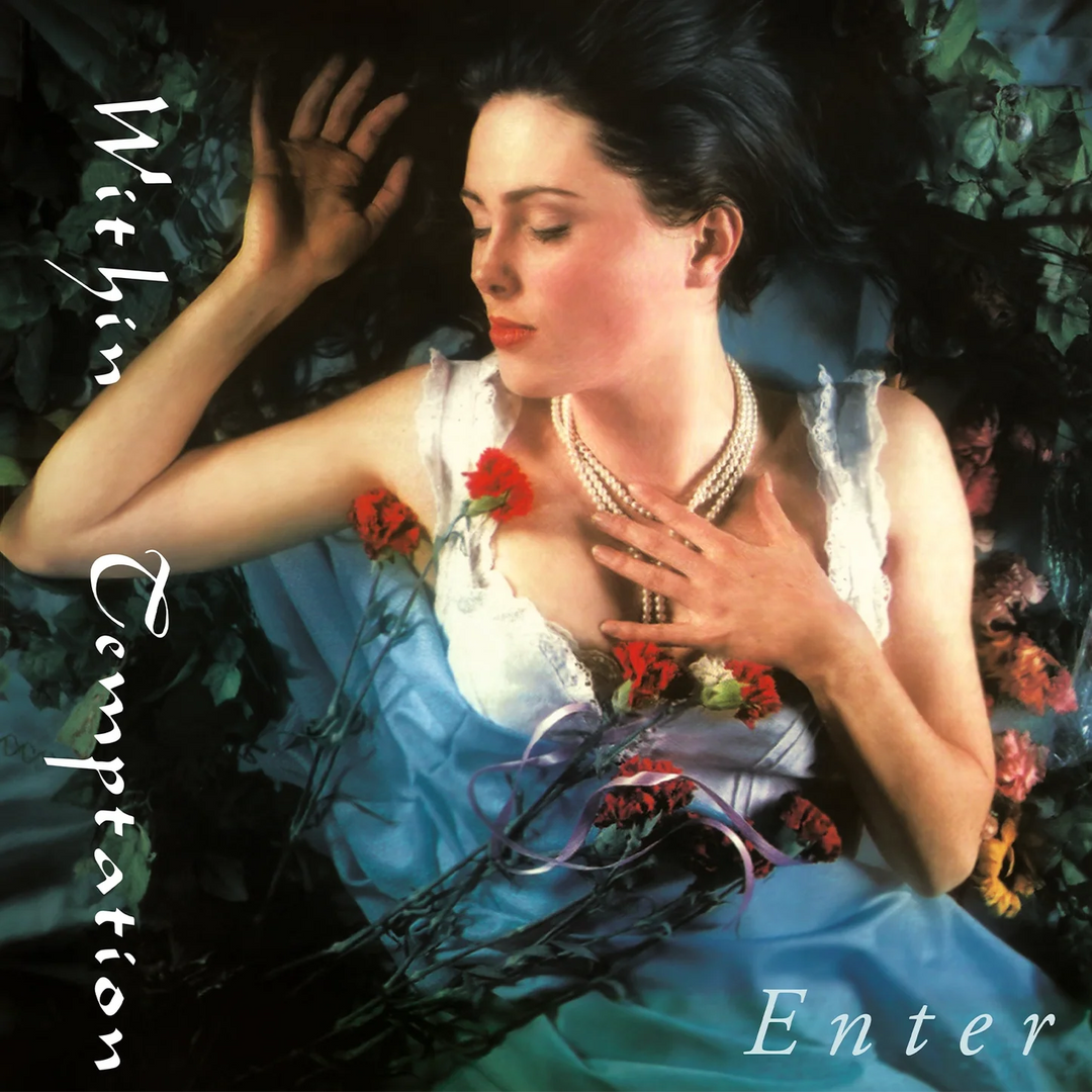 Within Temptation – Enter Vinyle, LP, Album, Édition limitée, Numéroté, Réédition, Stéréo, Translucent Aquamarine, Solid White, 30th Anniversary