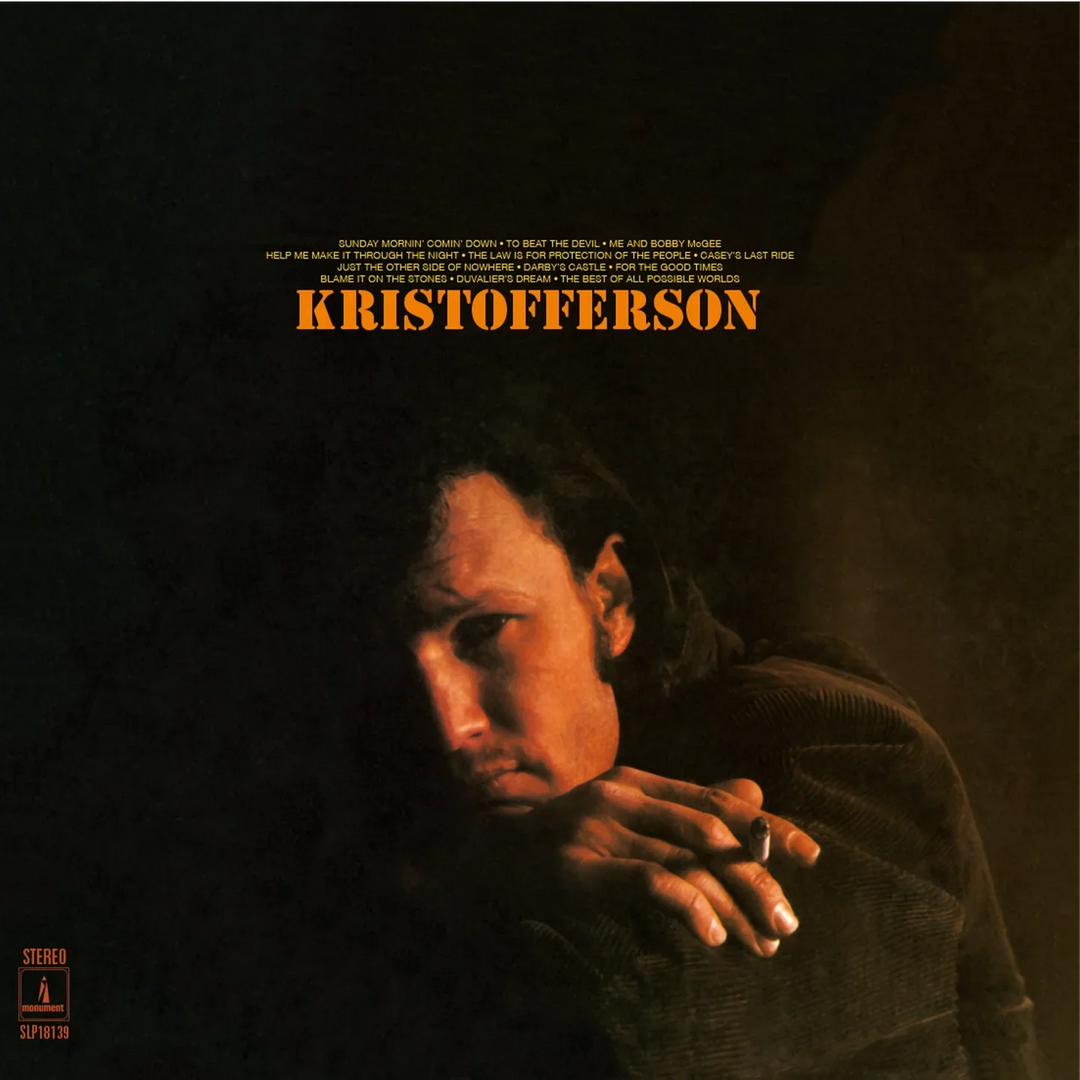 Kris Kristofferson – Kristofferson Vinyle, LP, Album, Édition limitée, Numérotée, Réédition, Stéréo, 180g, Orange