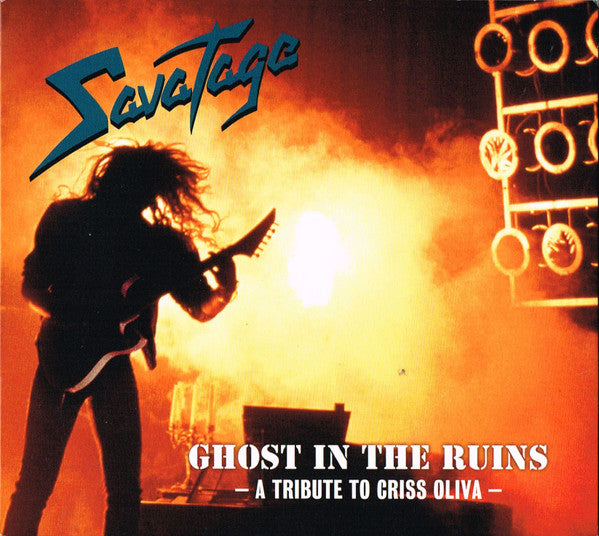 Savatage – Ghost In The Ruins - A Tribute To Criss Oliva - (Live Recordings From 1987 - 1990), pochette