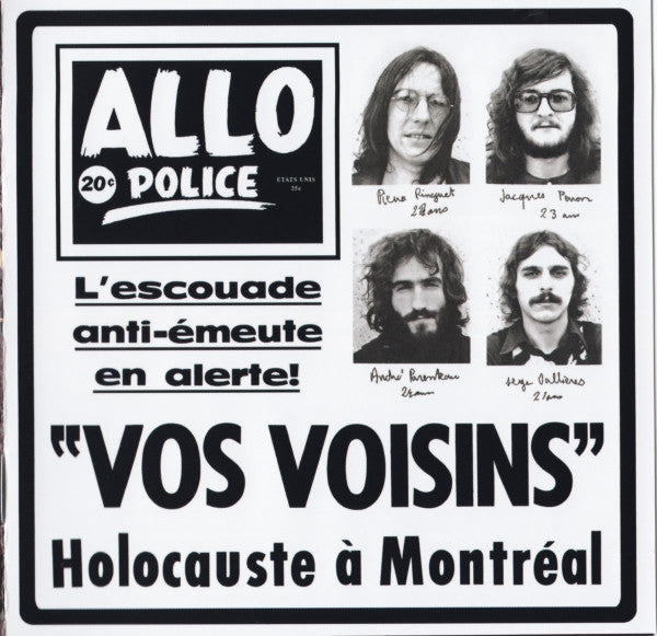 Vos Voisins – Vos Voisins, pochette