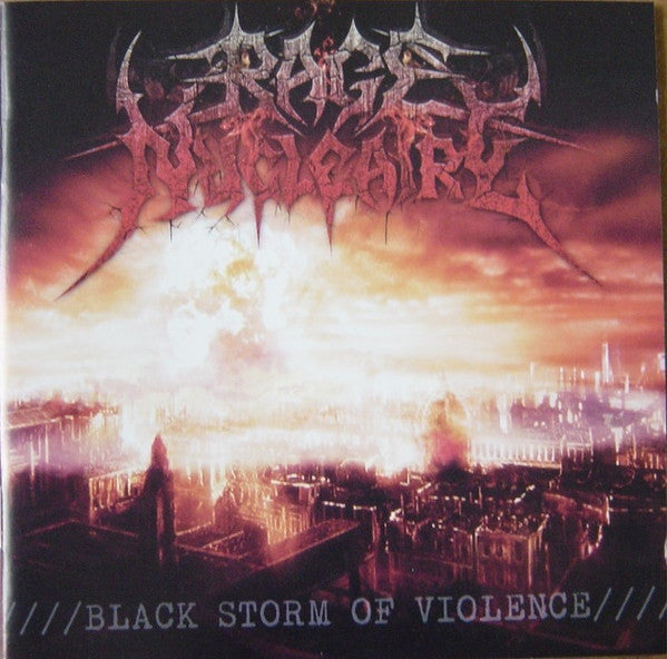 Rage Nucléaire – Black Storm Of Violence, pochette