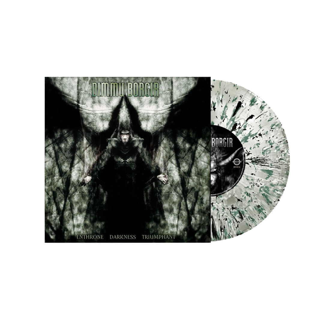Dimmu Borgir – Enthrone Darkness Triumphant  Vinyle, LP, Album, Édition limitée, Réédition, Black, Green, White Chrusher