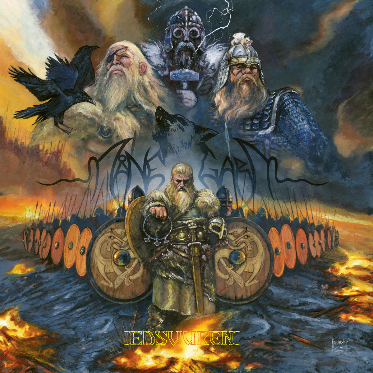 Månegarm – Edsvuren  CD, Album, Digipak