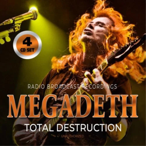 Megadeth – Total Destruction - Radio Broadcast Recording  4 x CD