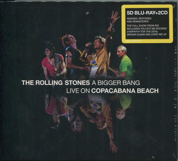 The Rolling Stones – A Bigger Bang - Live On Copacabana Beach, pochette