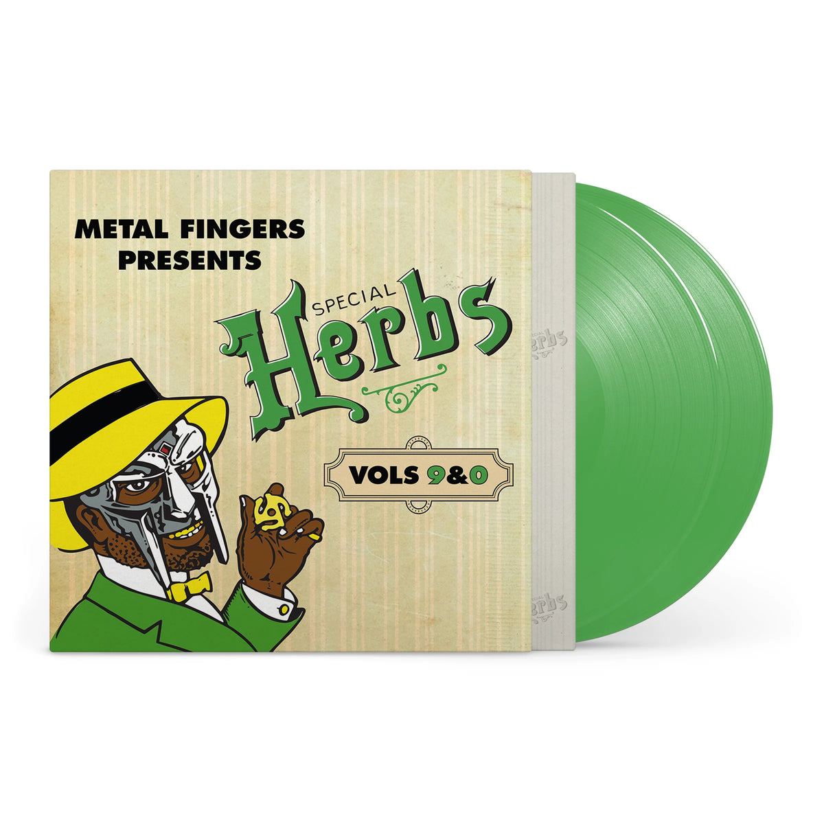 Metal Fingers – Special Herbs (Vols 9&0), 2 x Vinyle, LP, Compilation, Réédition, Evergreen