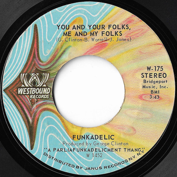 Funkadelic – You And Your Folks Me And My Folks / Funky Dollar Bill, pochette