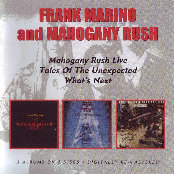 Frank Marino And Mahogany Rush – Live/Tales Of The Unexpected/What's Next, pochette