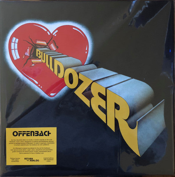 Offenbach – Bulldozer, pochette