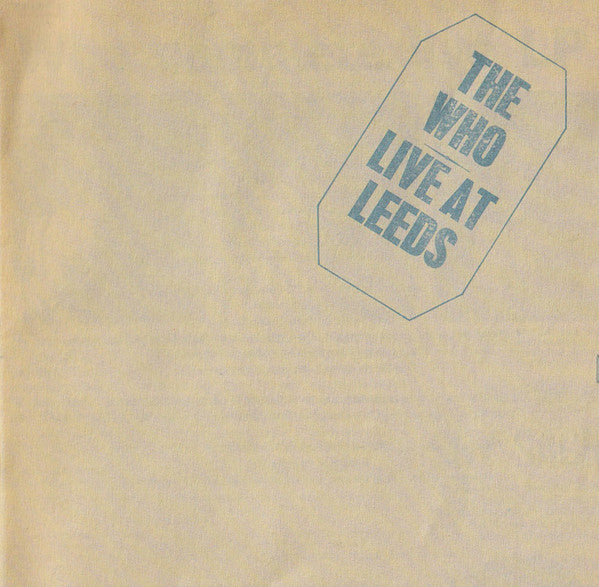 The Who – Live At Leeds, pochette