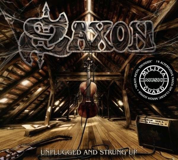 Saxon – Unplugged And Strung Up, pochette