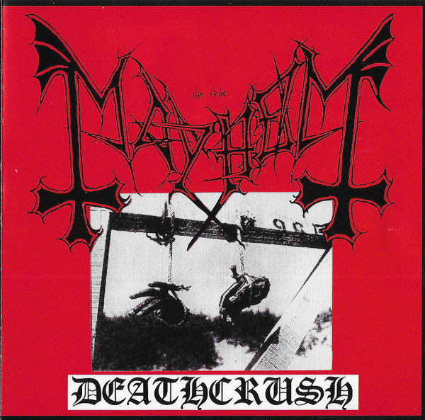 Mayhem – Deathcrush, pochette
