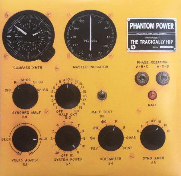 The Tragically Hip – Phantom Power, pochette