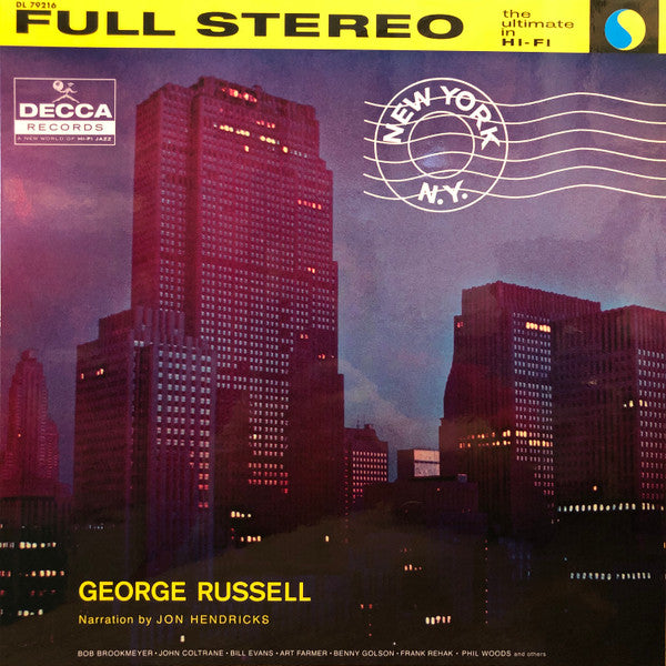 George Russell And His Orchestra – New York, N.Y., pochette