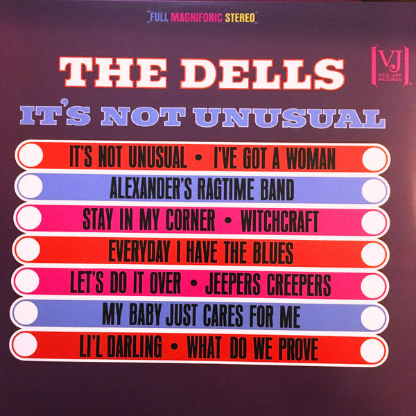 The Dells – It's Not Unusual, pochette