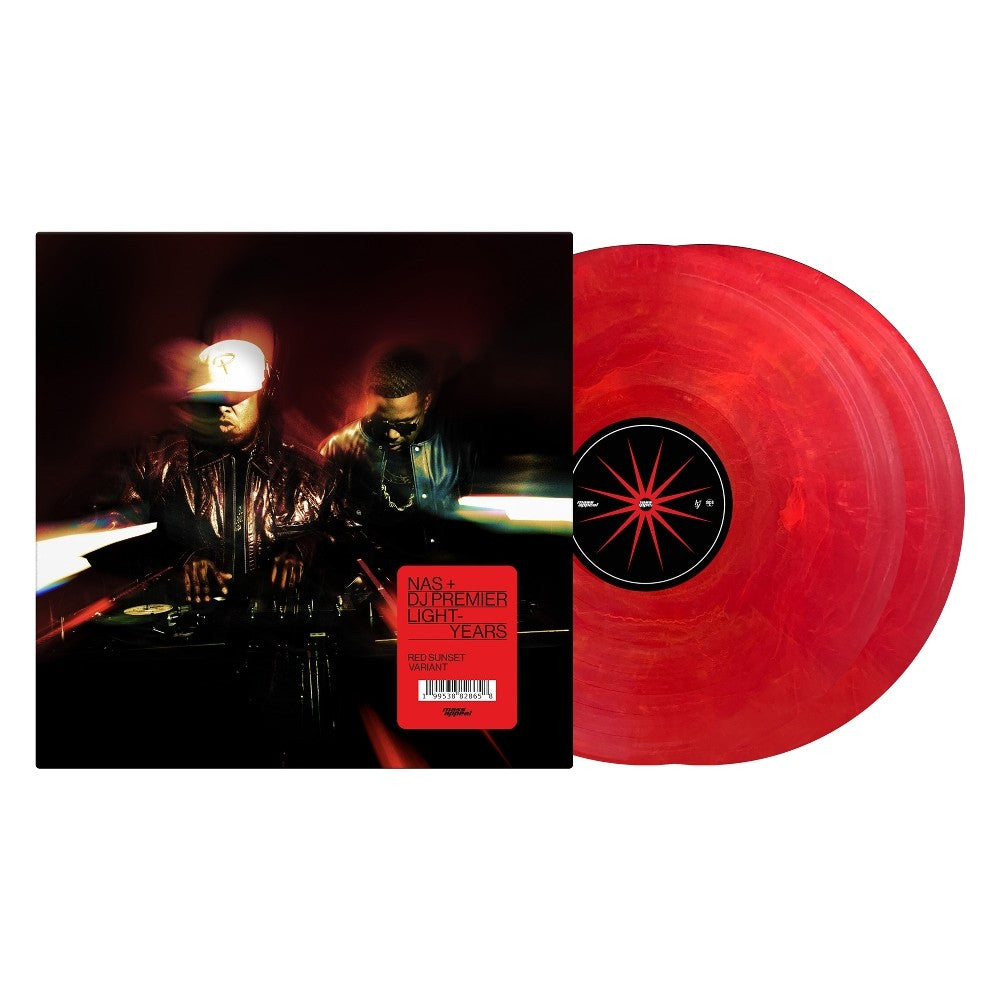 Nas + DJ Premier – Light-Years - 2 x Vinyle, LP, Album, Édition Limitée, Red Sunset