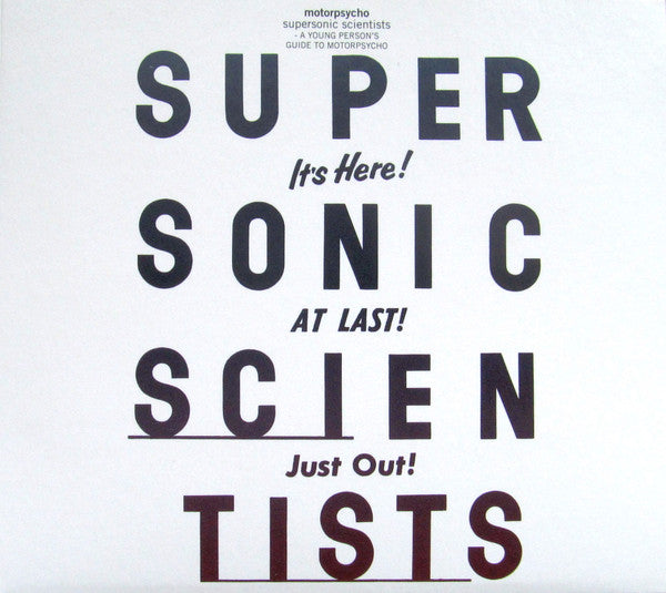 Motorpsycho – Supersonic Scientists - A Young Person's Guide To Motorpsycho, pochette