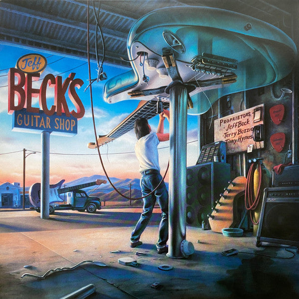 Jeff Beck With Terry Bozzio And Tony Hymas – Jeff Beck's Guitar Shop, pochette