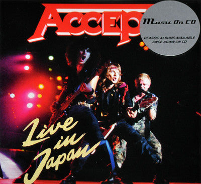 Accept – Live In Japan, pochette