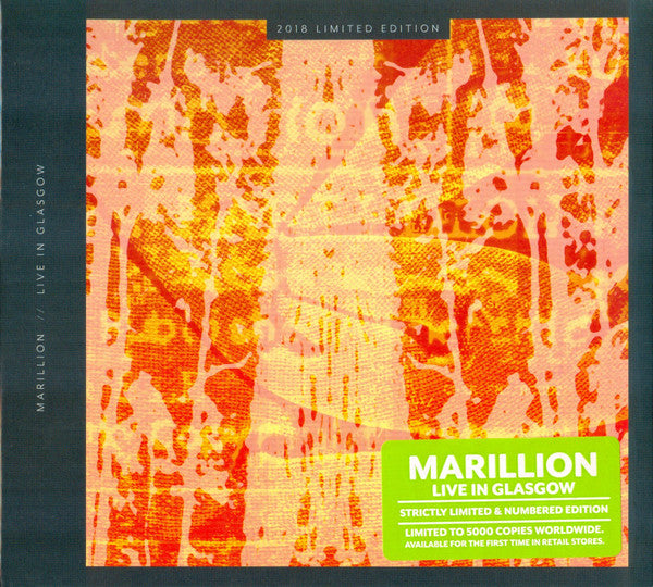 Marillion – Live In Glasgow, pochette