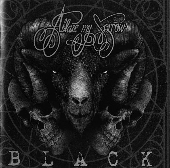 Ablaze My Sorrow – Black, pochette