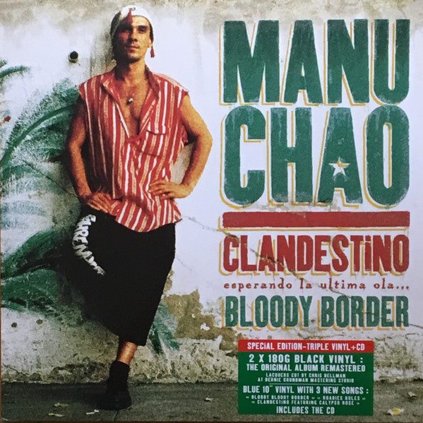 Manu Chao – Clandestino (Esperando La Ultima Ola...) / Bloody Border, pochette