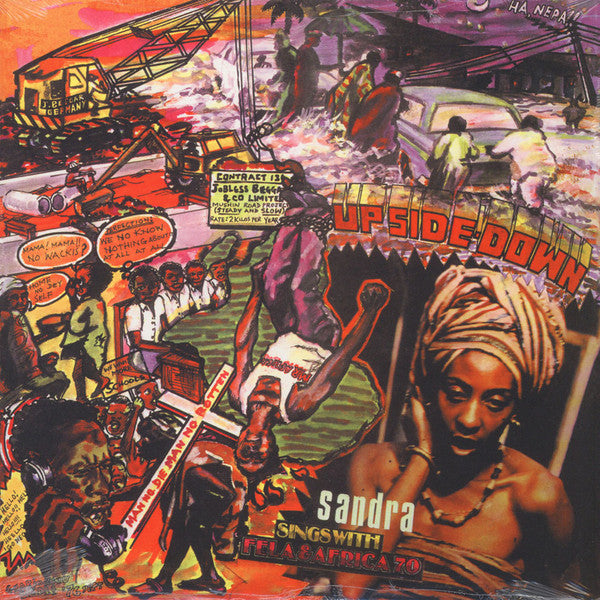 Sandra Sings With Fela & Africa 70 – Up Side Down, pochette