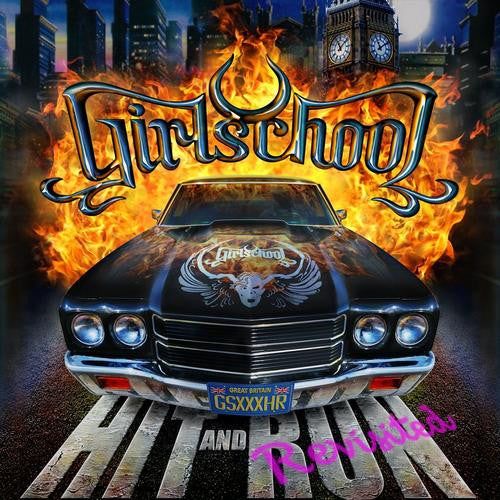 Girlschool – Hit And Run - Revisited, pochette