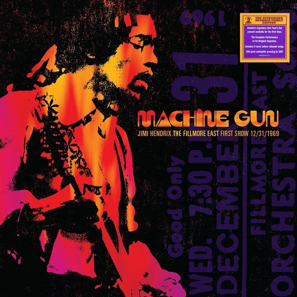 Jimi Hendrix – Machine Gun: The Fillmore East First Show 12/31/1969, pochette