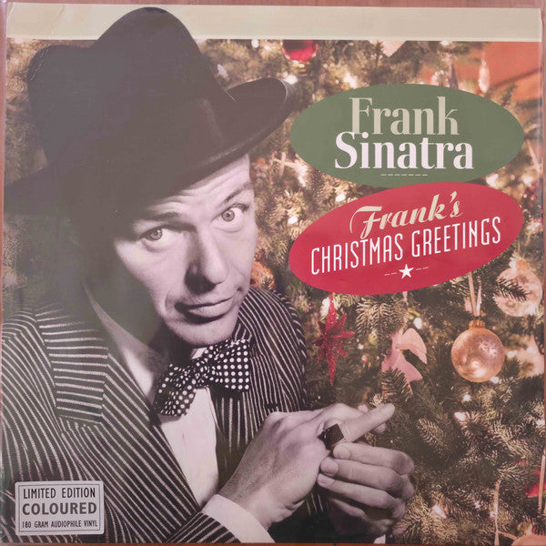 Frank Sinatra – Frank's Christmas Greetings Vinyle, LP, Compilation, Édition Limitée, Remasterisé, Or Translucide, 180g