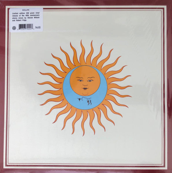 King Crimson – Larks' Tongues In Aspic, pochette