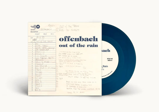 Offenbach – Out Of The Rain  Vinyle, 7", 45 RPM, Bleu cendré