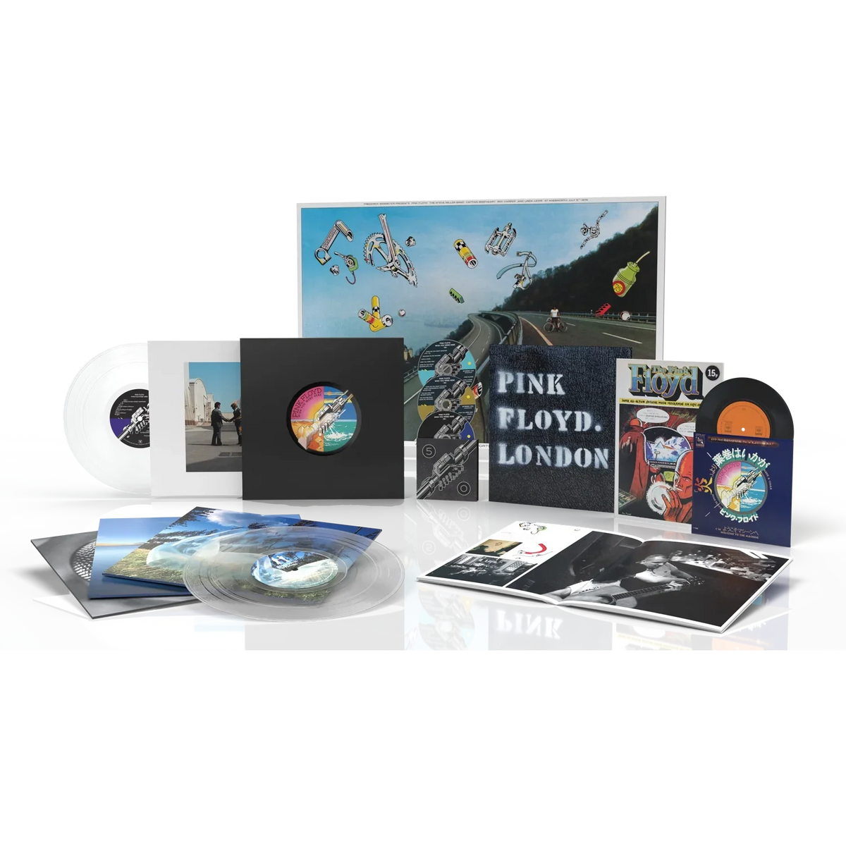 Pink Floyd – Wish You Were Here (50th Anniversary),  4 x Vinyle + 2 x CD + Blu-Ray, Album, Édition Limitée, Coffret