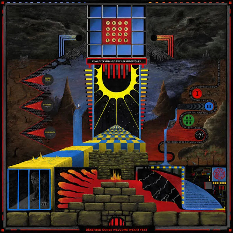 King Gizzard &amp; The Lizard Wizard – Polygondwanaland (USAGÉ) Vinyle, LP, Album, Gatefold, 180g