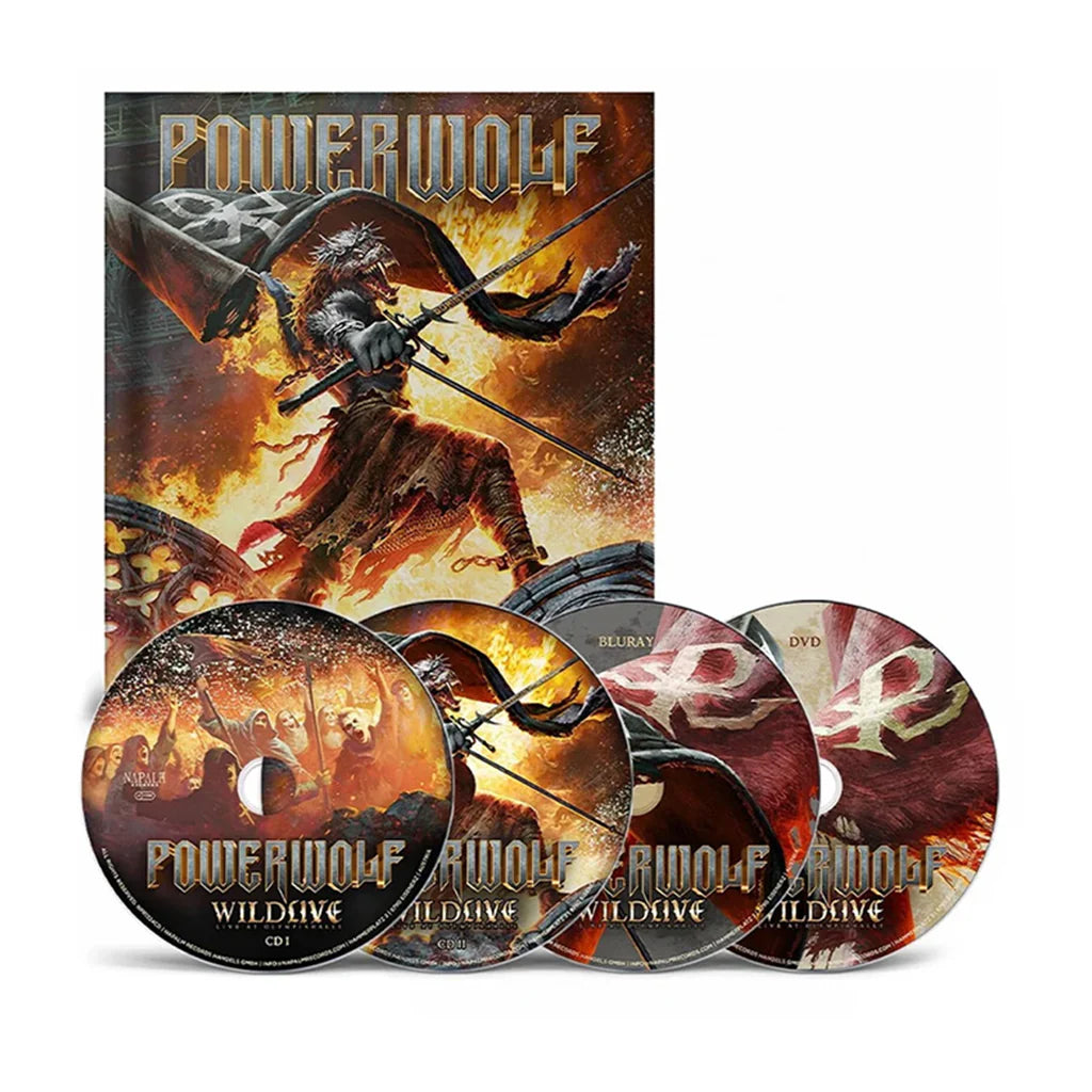 Powerwolf – Wildlive (Live At Olympiahalle) 2 x CD, Album + DVD + Blu-Ray