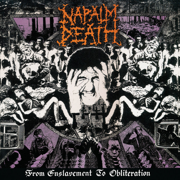 Napalm Death – From Enslavement To Obliteration  Vinyle, LP, Album, Réédition, Remasterisé