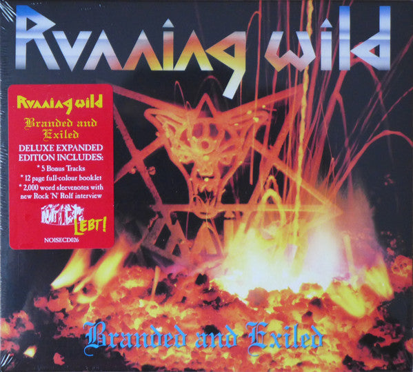 Running Wild – Branded And Exiled  CD, Album, Édition de luxe, Réédition, Remastérisé, Digipak